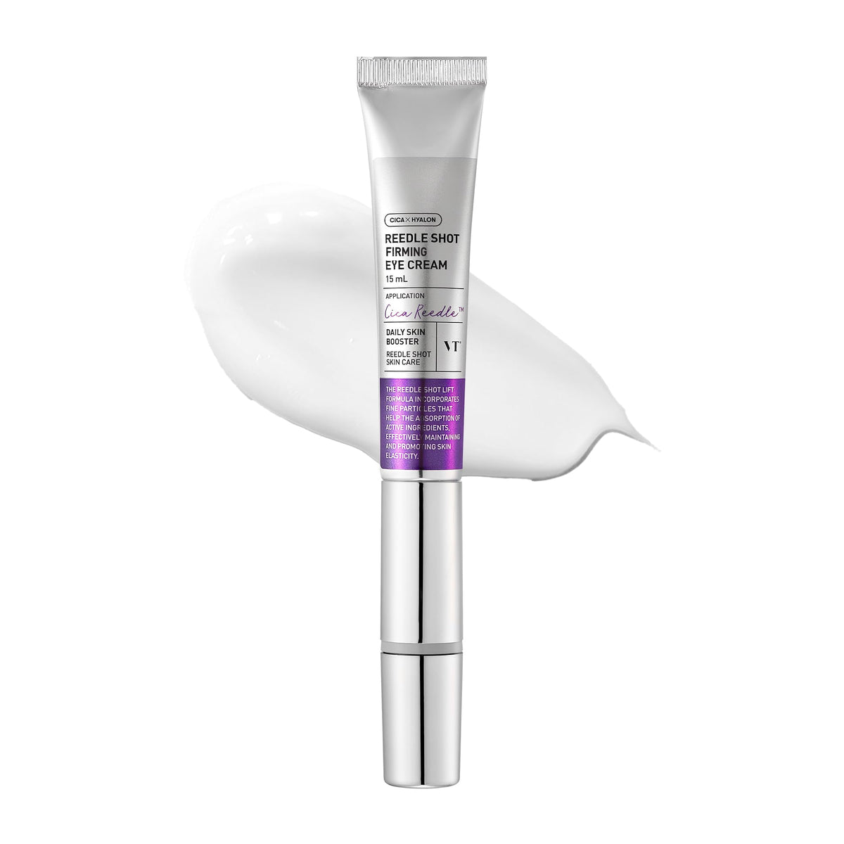 VT COSMETICS Firming Eye Cream - Front Packaging With Key Benefit Callouts | Authentic Curat Cart Stock