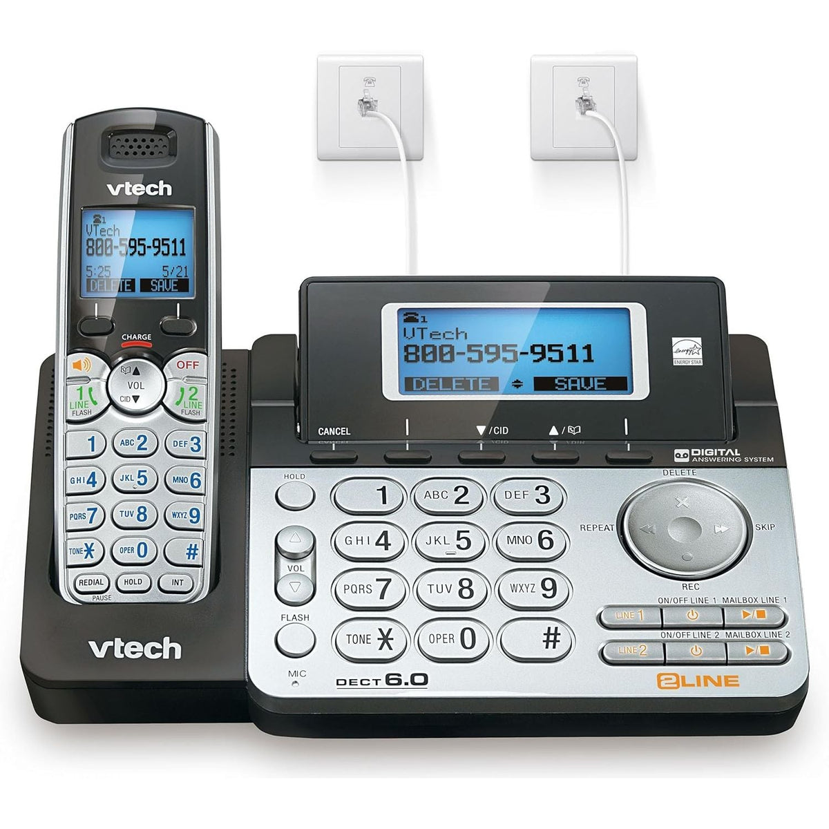 VTech Accessory Handset DS6151 Series - Front Packaging With Digital Display | Genuine Imported Product