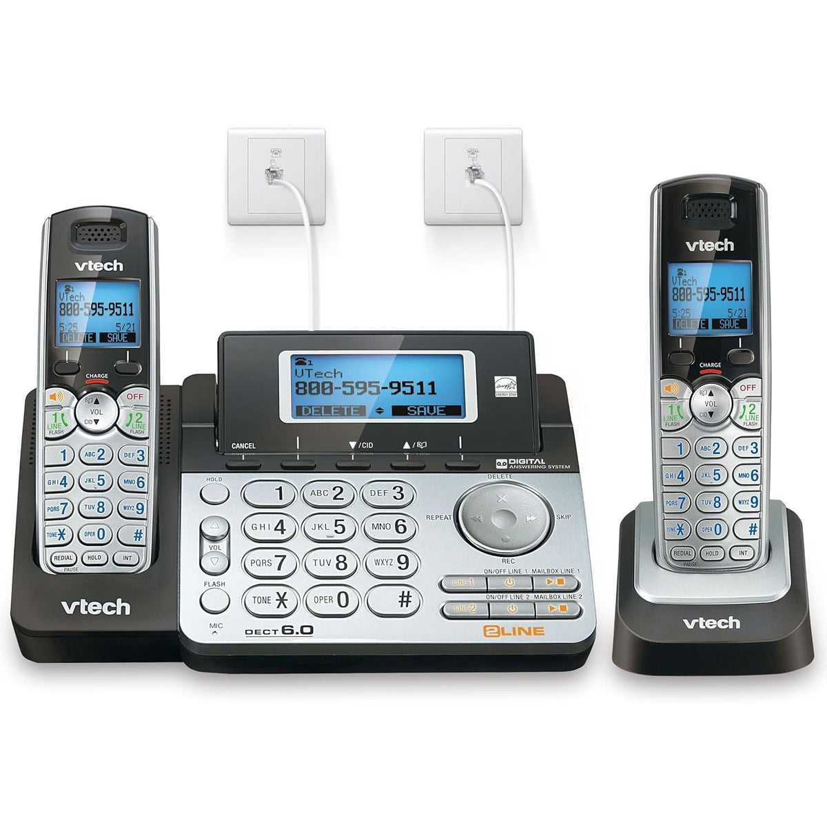 VTech Accessory Handset DS6151 Series - Front Packaging With Handset Display | Authentic Curat Cart Stock