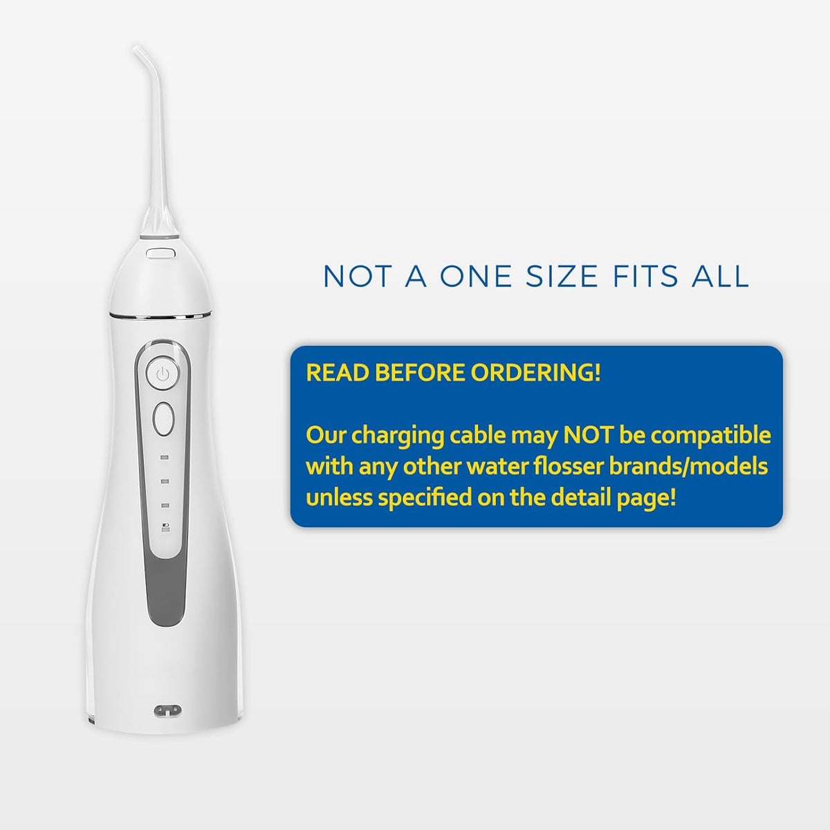 Water Flosser Charger for COSLUS, Aquaso - Detailed View 3 | Authentic Curat Cart Stock