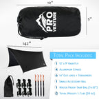 Premium waterproof hammock rain fly from Curat Cart, 100% authentic, ideal for outdoor adventures. Available in India.