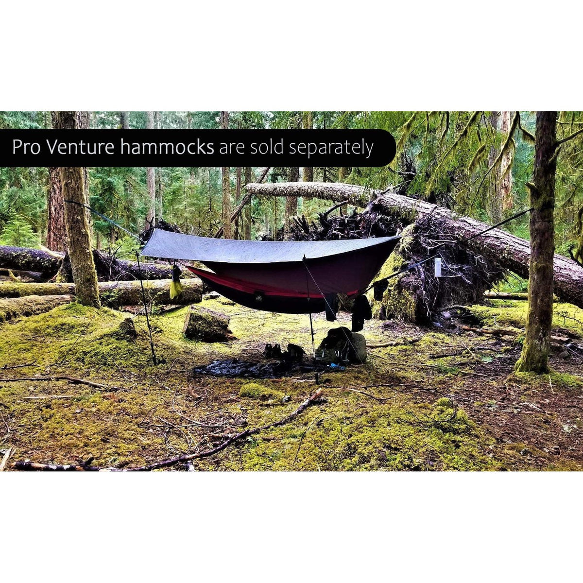 Durable waterproof hammock rain fly offers reliable protection. Available in India at Curat Cart for your outdoor adventures.