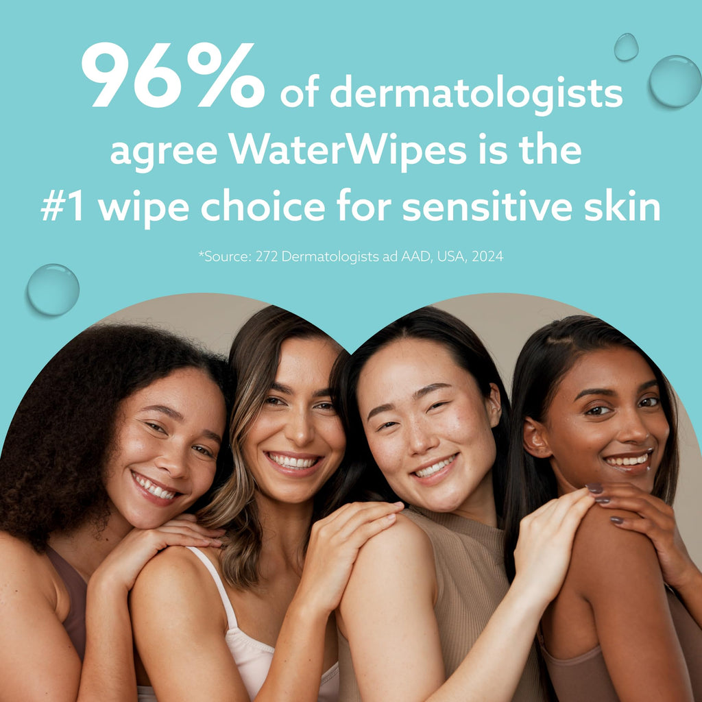 Discover WaterWipes Sensitive Facial Wipes, the #1 choice for sensitive skin, specially curated by Curat Cart.