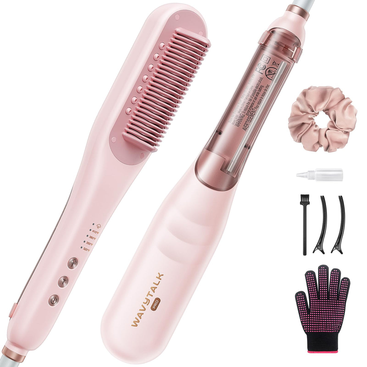 Wavytalk Pro Steam Hair Straightener Bru - Detailed View 11 | Authentic Curat Cart Stock
