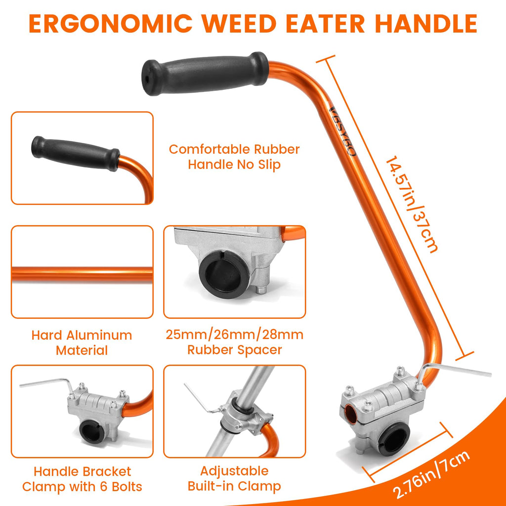 Enhance your gardening with the Weed Eater Ergonomic Handle Extension from Curat Cart, designed for comfort and efficiency. Perfect for daily use.