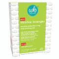 Wellness Basics Nicotine Lozenge, premium imported smoking aid in mint flavor, available at Curat Cart. Aids in quitting smoking.
