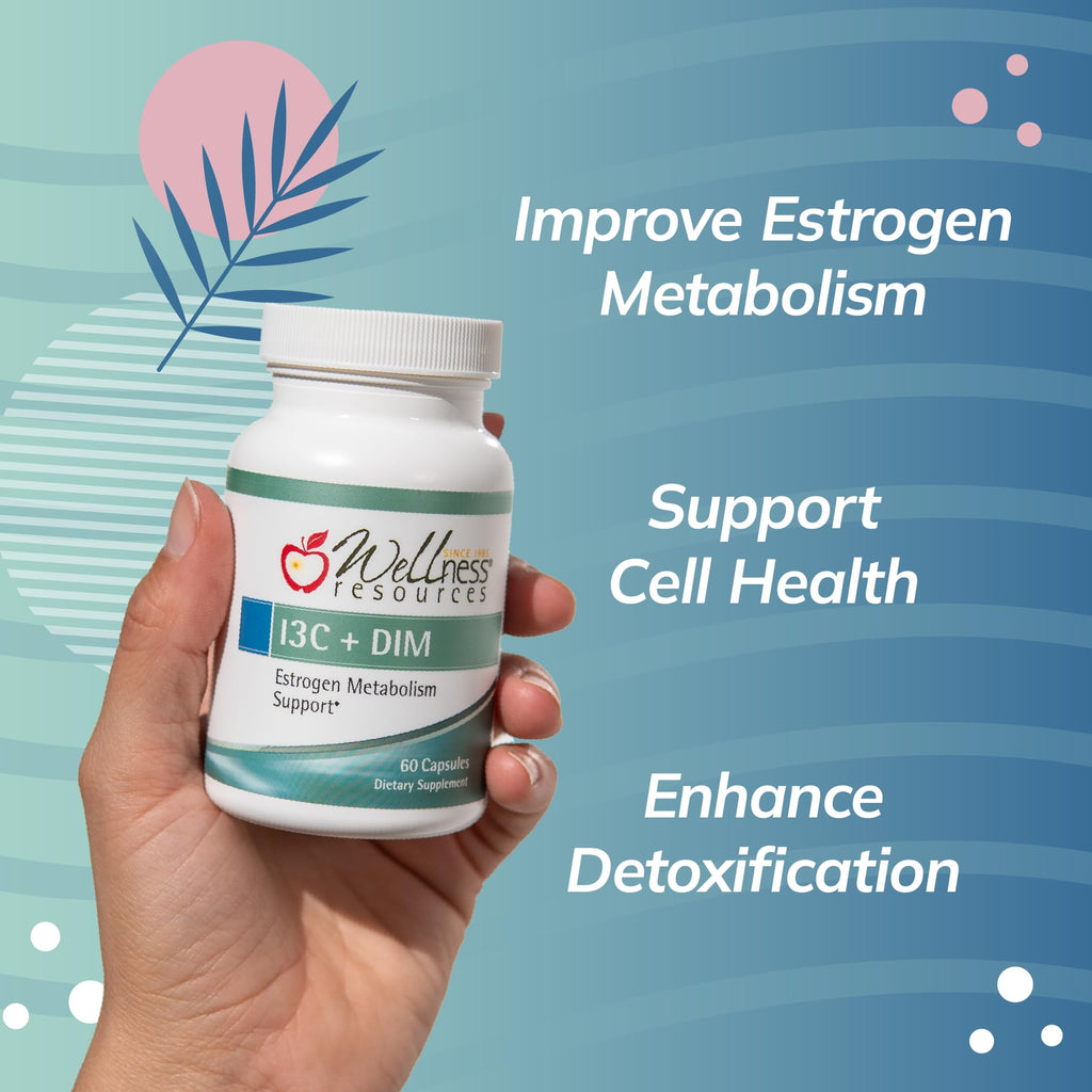 Wellness Resources I3C DIM capsules support estrogen metabolism, cell health, and detoxification. 100% Authentic and available in India at Curat Cart.