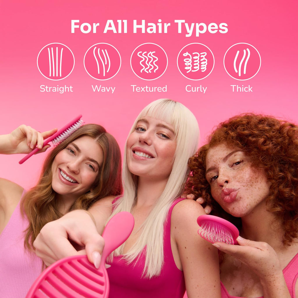 Premium imported Wet Brush Mini Detangler for all hair types. Ideal for straight, wavy, textured, curly, and thick hair.