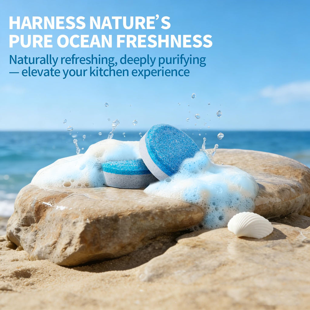 WETQUEEN Garbage Disposal Cleaner offers 100% authentic, ocean-fresh cleaning power. Available in India at Curat Cart.
