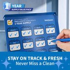 WETQUEEN Garbage Disposal Cleaner offers a 1-year supply pack, specially curated by Curat Cart for consistent freshness and cleanliness.