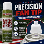 Discover the White Athletic Field Marking Spray, specially curated by Curat Cart for precise, clean athletic lines. Perfect for your field marking needs.
