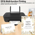 Discover premium White Cardstock Paper, specially curated by Curat Cart for DIY printing and elegant invitations. Perfect for all occasions.