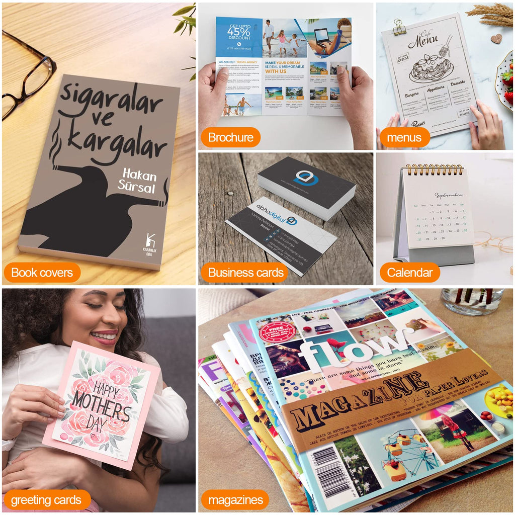 Discover premium imported White Cardstock Paper at Curat Cart, ideal for brochures, business cards, and more. Perfect for quality prints.