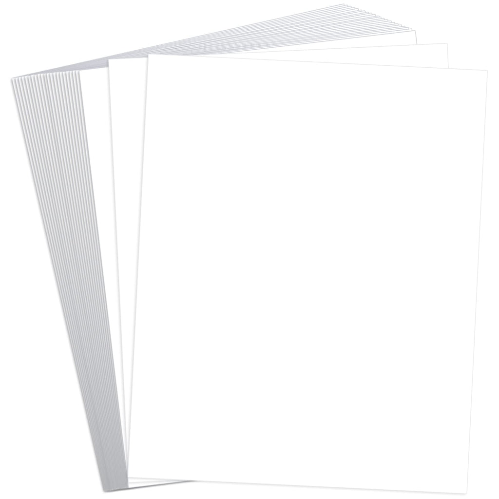 Premium imported white cardstock paper, perfect for high-quality printing and crafting. Available at Curat Cart.