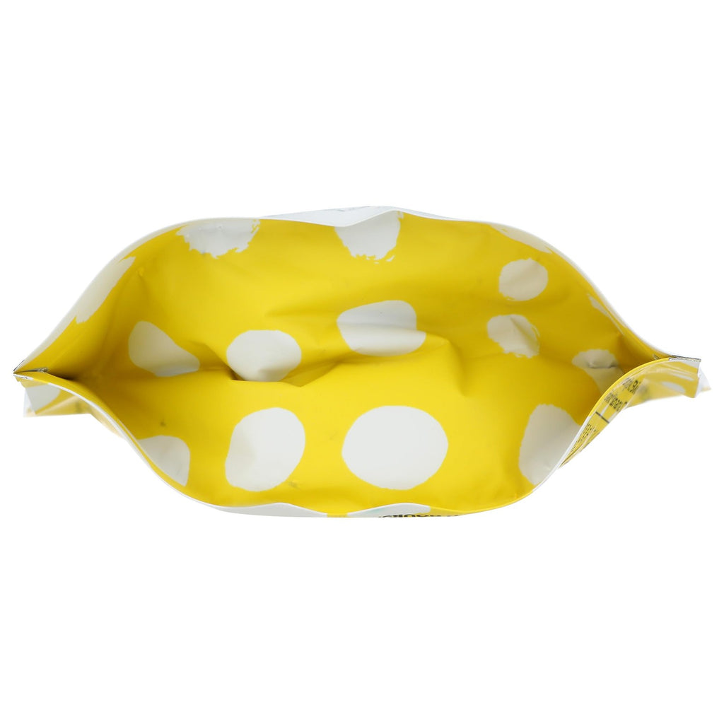 High-quality packaging of White Leaf Organic Mango Carrot Banana showcases vibrant yellow polka dots. Available at Curat Cart.