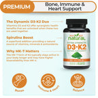 Why Not Natural Vitamin D3 K2 supports bone, immune, and heart health. 100% Authentic, available at Curat Cart in India.