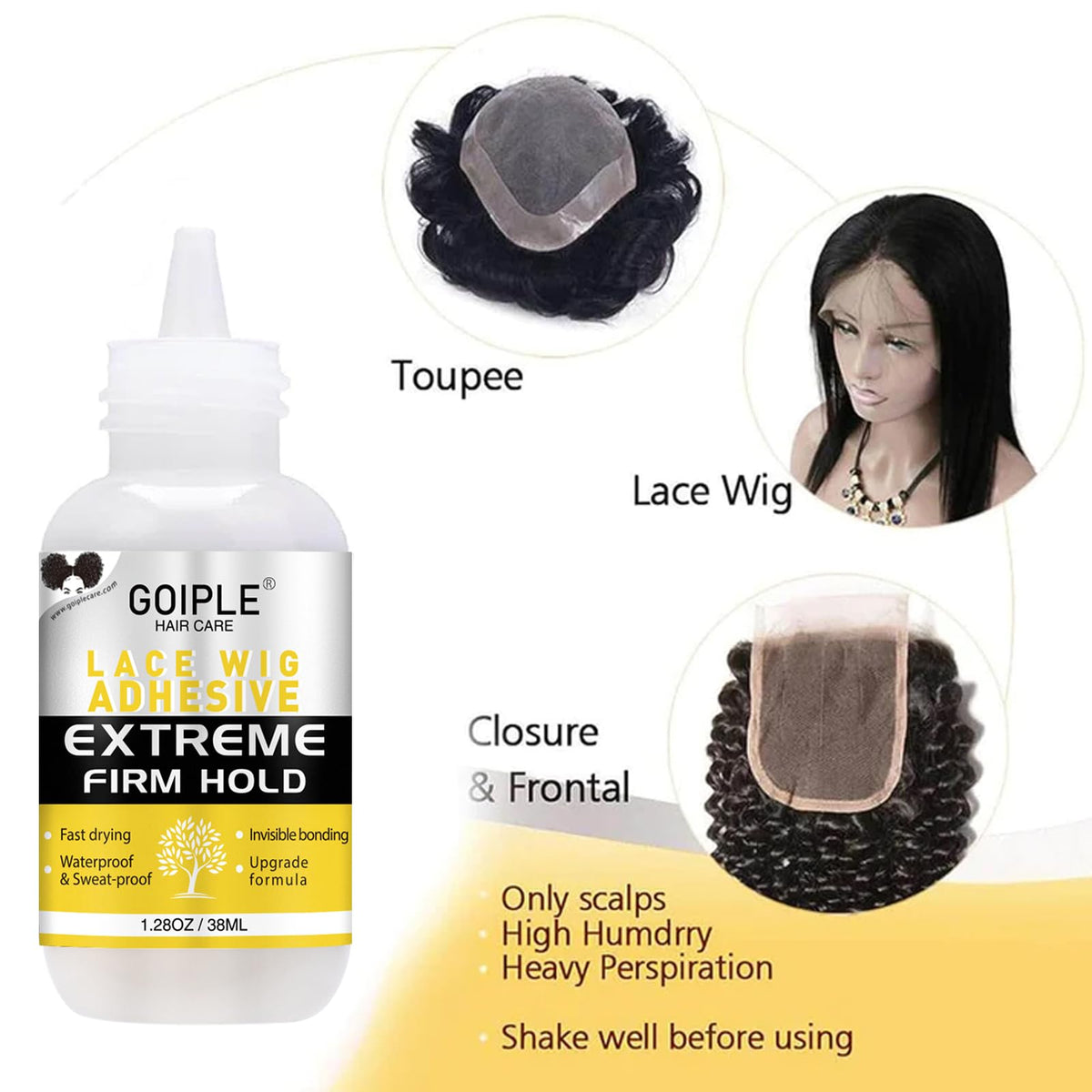 Wig Accessory Essentials Kit Lace Front - Detailed View 3 | Authentic Curat Cart Stock