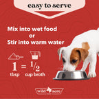 Wild Acre Beef Bone Broth enhances pet meals. Easy to serve, perfect for daily use. Available at Curat Cart.