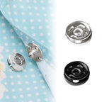 Willrain Sewing Snaps Metal Fasteners in high-quality finish, ideal for crafting. Available at Curat Cart.