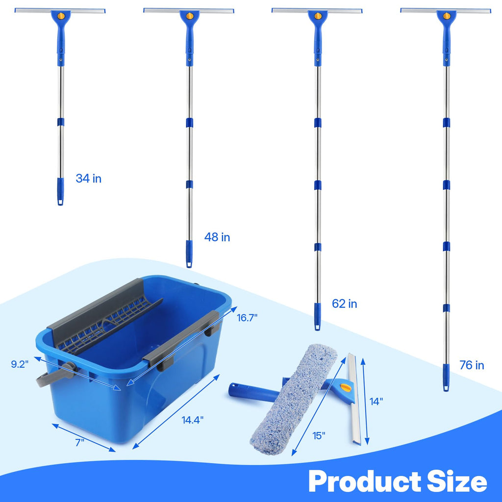 Elevate your cleaning game with the exclusive Window Cleaning Kit, specially curated by Curat Cart for effortless shine.