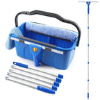 Discover the premium imported Window Cleaning Kit from Curat Cart, featuring a sturdy bucket and extendable poles for effortless cleaning.