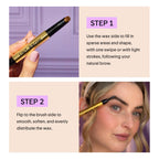 WINKY LUX Uni-Brow Eyebrow Pencil with instructions for use on filling and smoothing brows. Trusted by CuratCart.
