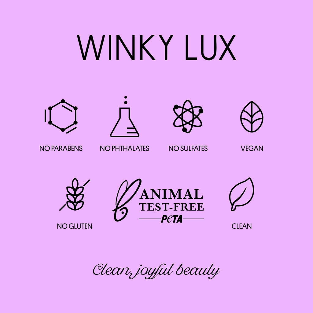Winky Lux Uni-Brow Eyebrow Pencil features clean, joyful beauty values, including vegan and cruelty-free ingredients.