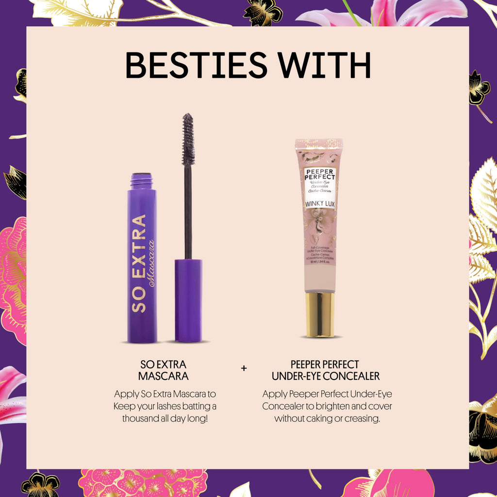 100% Genuine WINKY LUX Uni-Brow Eyebrow Pencil for perfect brows. Complements So Extra Mascara and Peeper Perfect Concealer.