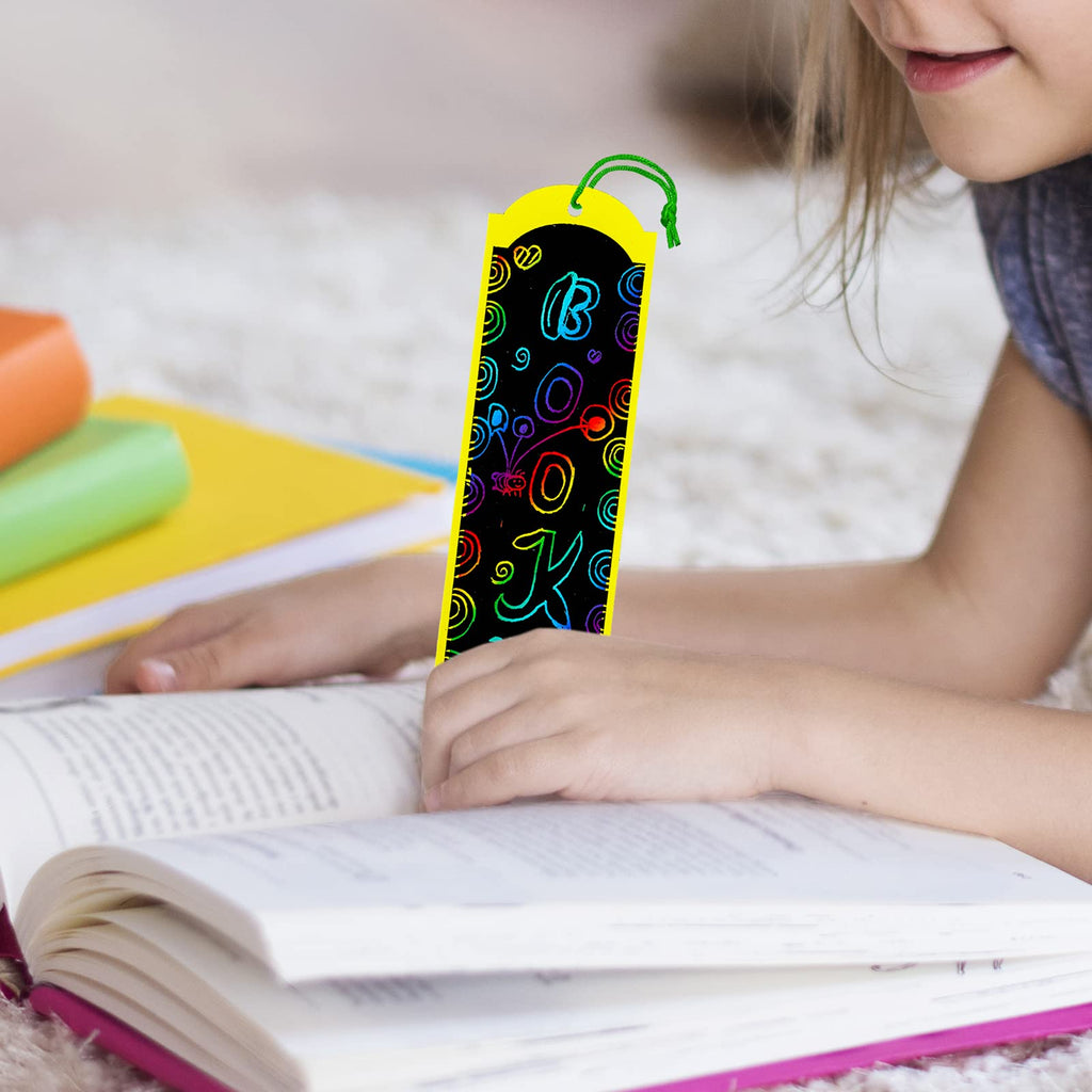 Explore the Winlyn Magic Color Scratch Bookmarks, specially curated by Curat Cart, perfect for adding flair to your reading experience.