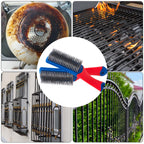 Heavy duty wire brushes for effective cleaning. 100% Authentic and available in India at Curat Cart.