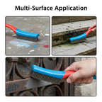 Premium wire brushes for rust removal, showcasing multi-surface application and high-quality materials. Available at Curat Cart.