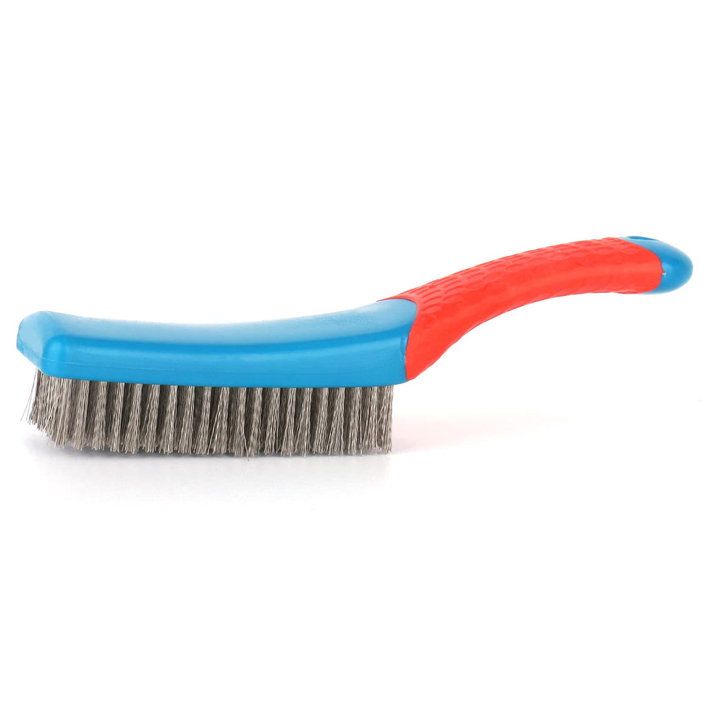 Premium imported wire brushes for rust removal, designed for effective cleaning. Available at Curat Cart.