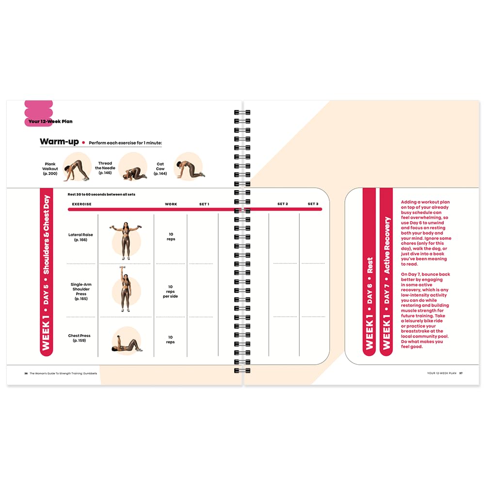 Discover the Women's Guide To Strength Training with detailed workout plans. Perfect for enhancing fitness routines. Available at Curat Cart.