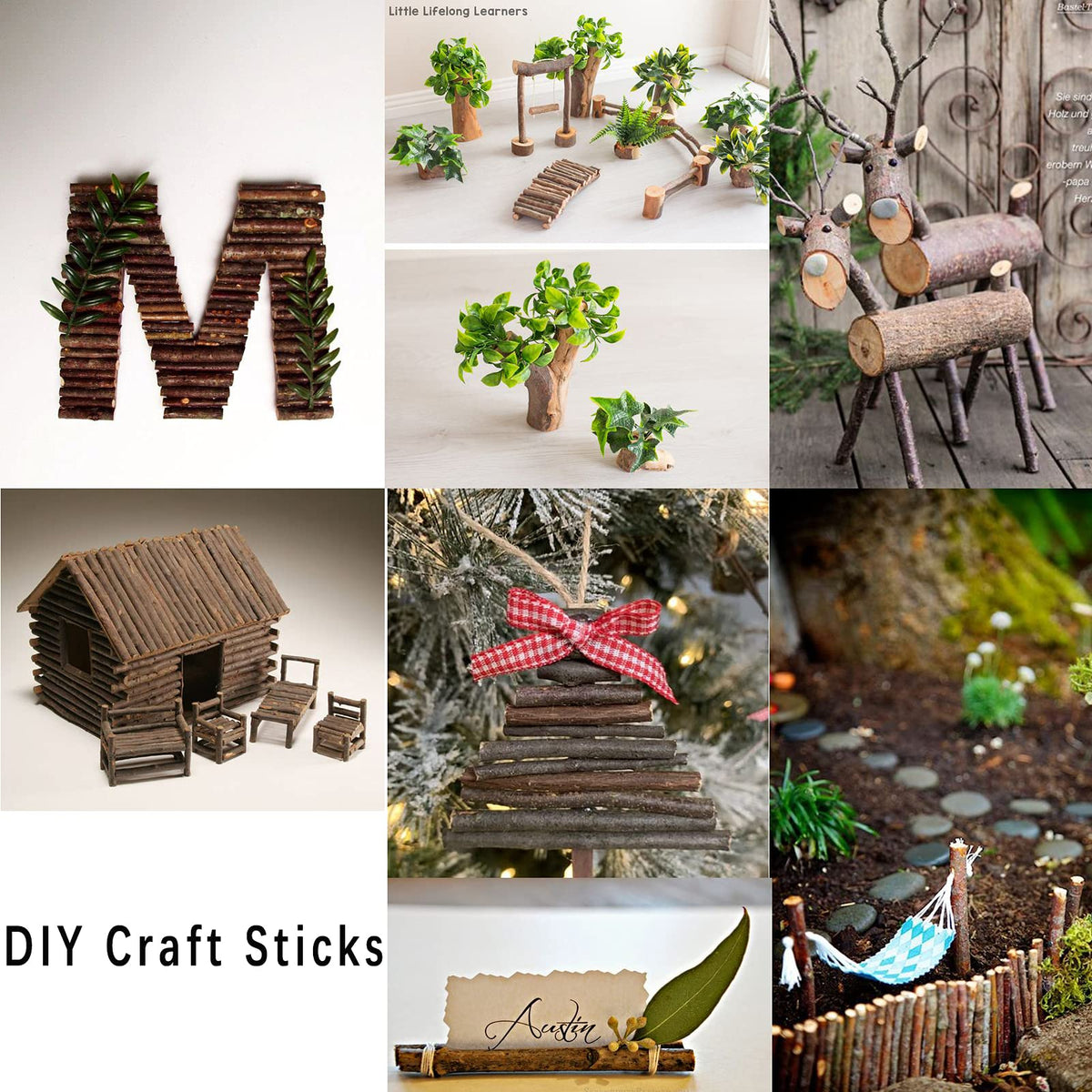 Explore exclusive Wood Craft Sticks Pumpkin Stems at Curat Cart, perfect for unique DIY projects and creative displays.