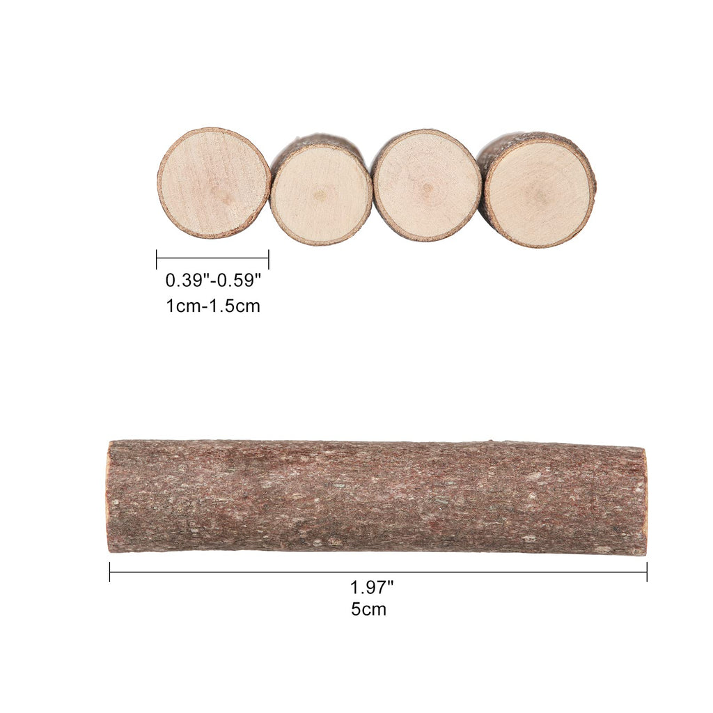 Natural wood craft sticks for pumpkin stems, 100% Authentic and available at Curat Cart in India.