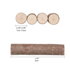 Natural wood craft sticks for pumpkin stems, 100% Authentic and available at Curat Cart in India.