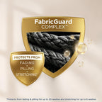 Woolite Darks Defense Laundry Detergent features a premium imported FabricGuard Complex, protecting fabrics from fading and pilling. Available at Curat Cart.
