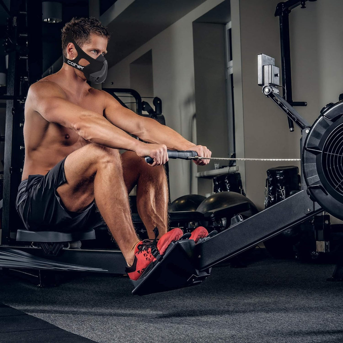 Workout Mask Breathing Mask for Men and - Detailed View 5 | Authentic Curat Cart Stock
