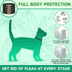 Woyamay Flea Collar for Cats offers full body protection against fleas, specially curated by Curat Cart for discerning pet owners.