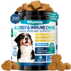 Woyamay Dog Allergy Chews enhance skin and immune support for dogs. Premium imported soft chews available at Curat Cart.