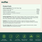 Wuffes Dog Allergy Chews in high-quality packaging, ideal for relieving allergies in dogs. Available at Curat Cart.