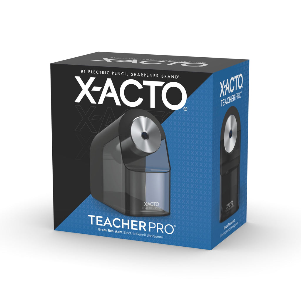 Discover the X-ACTO Electric Pencil Sharpener, a premium import from Curat Cart, designed for effortless sharpening with professional precision.