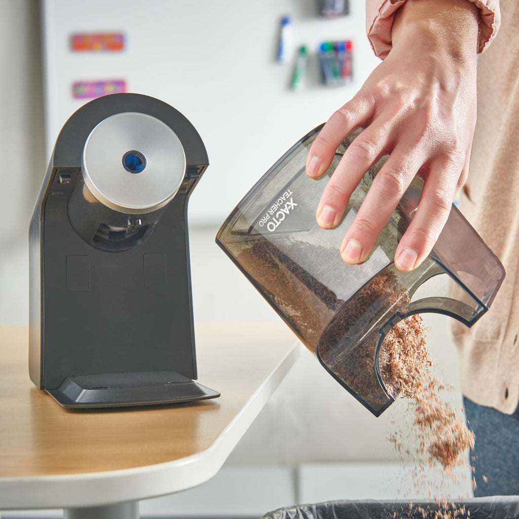 X-ACTO Electric Pencil Sharpener offers effortless sharpening for daily use. Perfect for students and professionals. Available at Curat Cart.