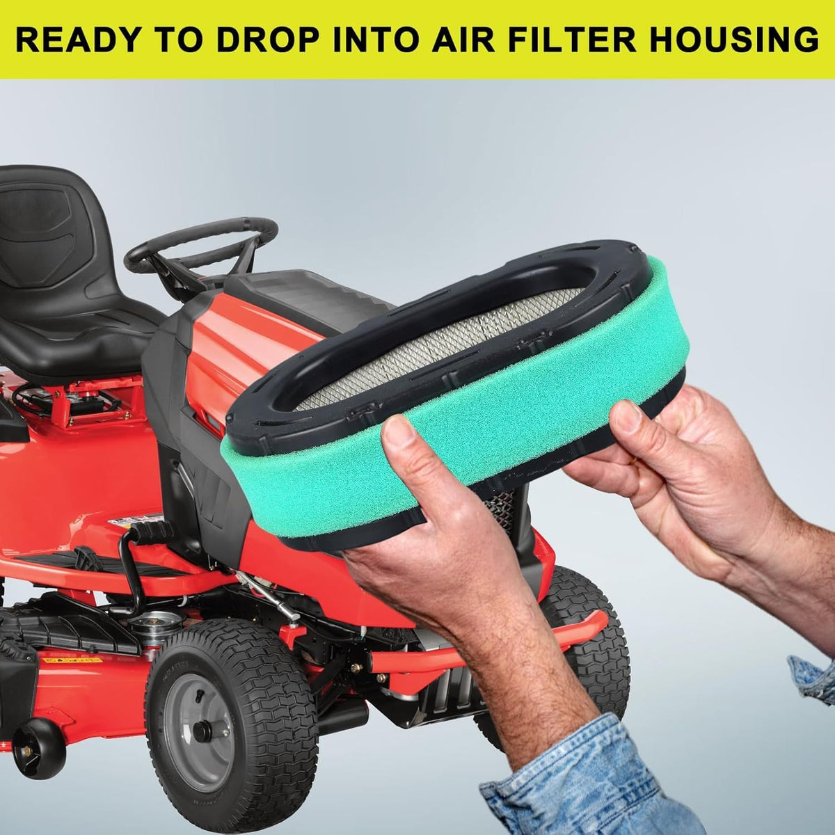 Premium imported Cub Cadet Oil Change Kit, featuring an air filter ready for installation. Available at Curat Cart.