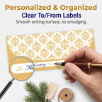 Elegant XXINMOH Gold Money Envelopes with clear labels for personalization. 100% Authentic, available at Curat Cart in India.