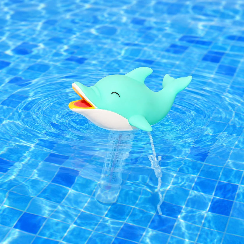 Enjoy accurate pool temperature readings with the Dolphin Floating Pool Thermometer, 100% Authentic at Curat Cart, available in India.