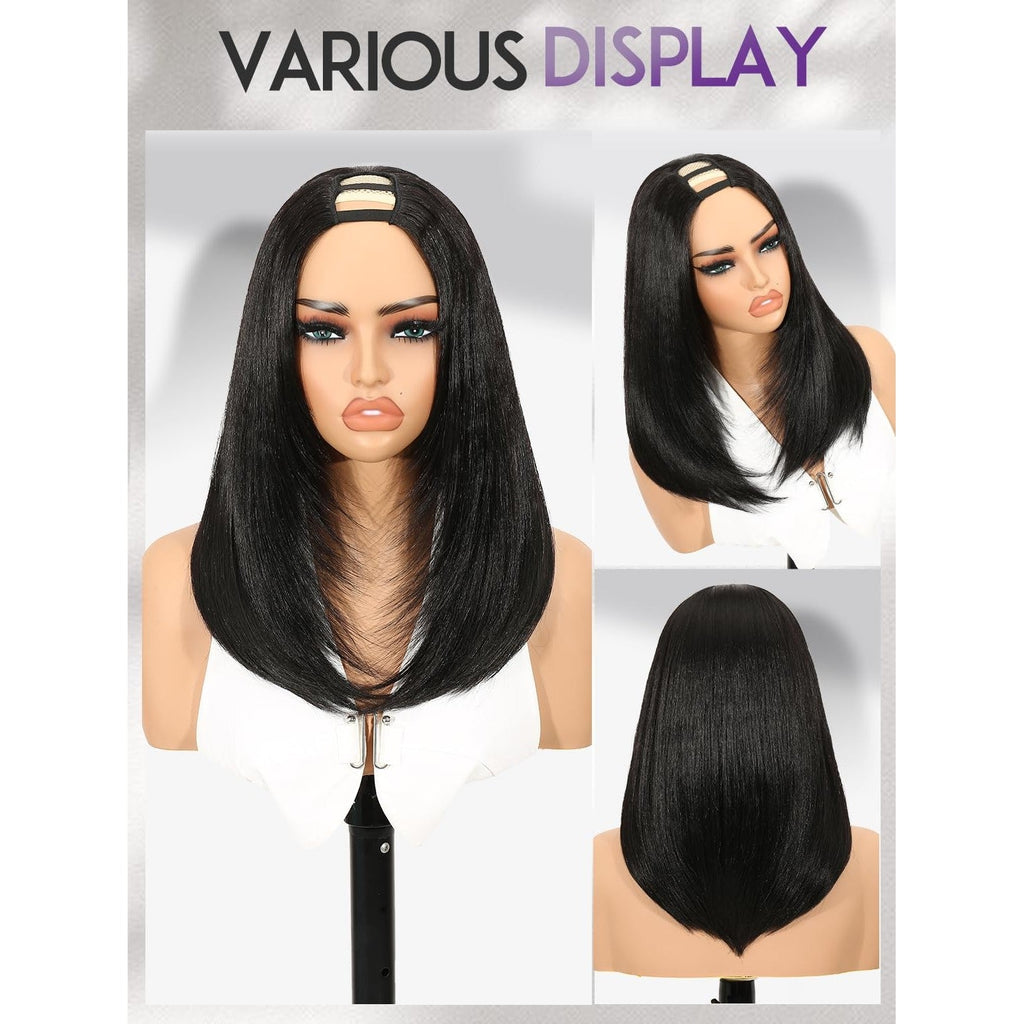 Shop our Yaki Straight Layered U Part Wig. Sleek design, perfectly styled for a natural look. Available online now!