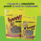 Yeowww! Organic Catnip for Cats, premium import in resealable pouches, ensures freshness for your feline friend. Available at Curat Cart.