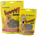 Yeowww! Organic Catnip in high-quality re-sealable packaging, perfect for enhancing playtime for cats. Available at Curat Cart.