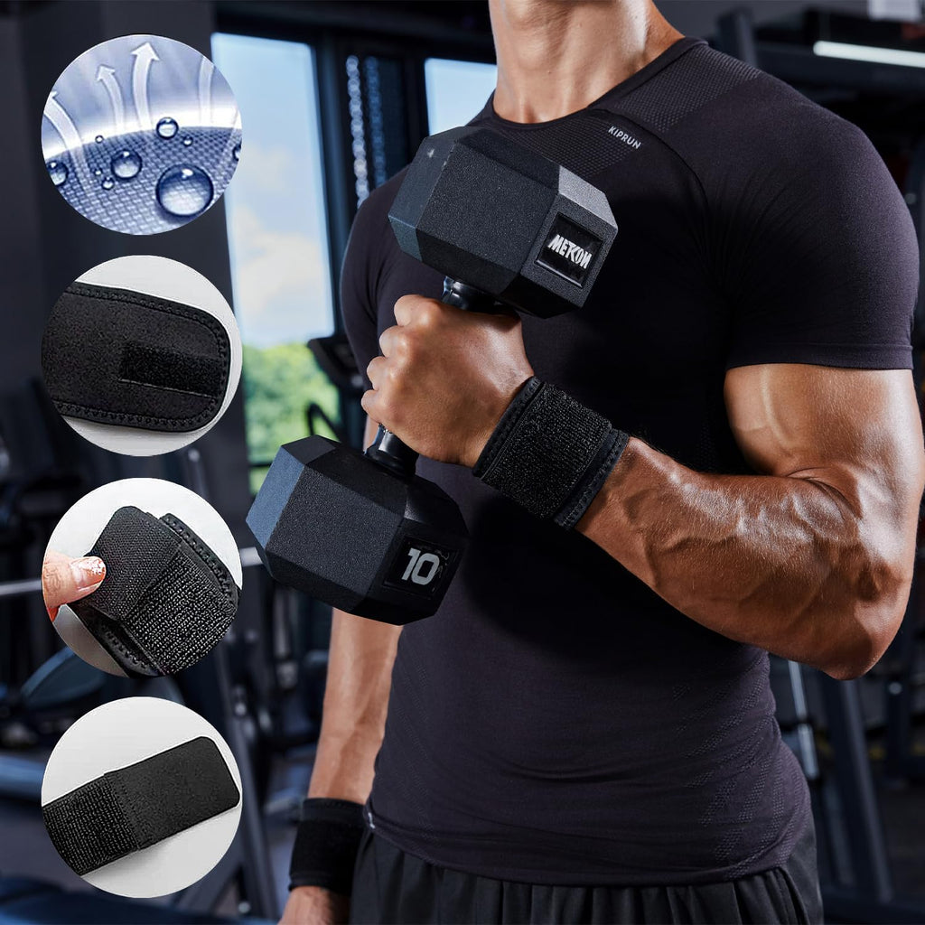 YUNYILAN Wrist Brace Support Straps, 100% Authentic and available in India at Curat Cart, ensuring comfort and stability during workouts.